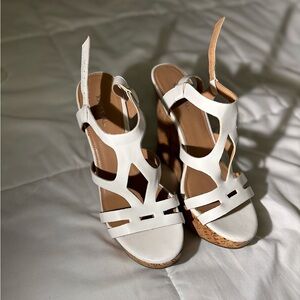 XAPPEAL Chic White Wedge Heels – Perfect for Any Occasion